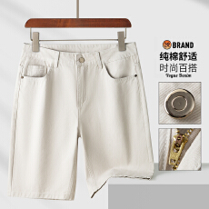 批发全棉五分短裤子精品<b class='q'>男装</b><b class='q'>休闲</b>裤宽松轻<b class='q'>商务</b>男士精梳棉面料舒适透气