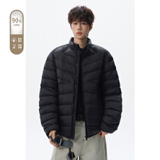 批发韩国chic羽绒服男冬季26新款轻薄宽松时尚90%羽绒外套男女羽绒服