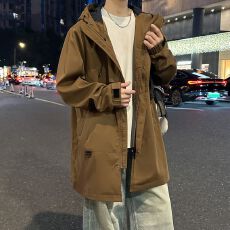 批发男士港风两面穿工装夹克外套秋季新潮流百搭休闲帅气ins<b class='q'>潮牌</b>衣服