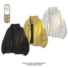 批发女装短款<b class='q'>羽绒服</b>女2026冬季新款小个子宽松情侣面包外套<b class='q'>羽绒服</b><b class='q'>男</b>