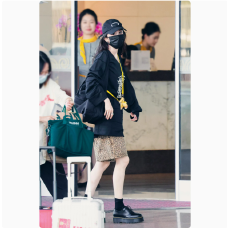 批发杨幂明星同款豹纹短裤夏季宽松阔腿休闲裤子女