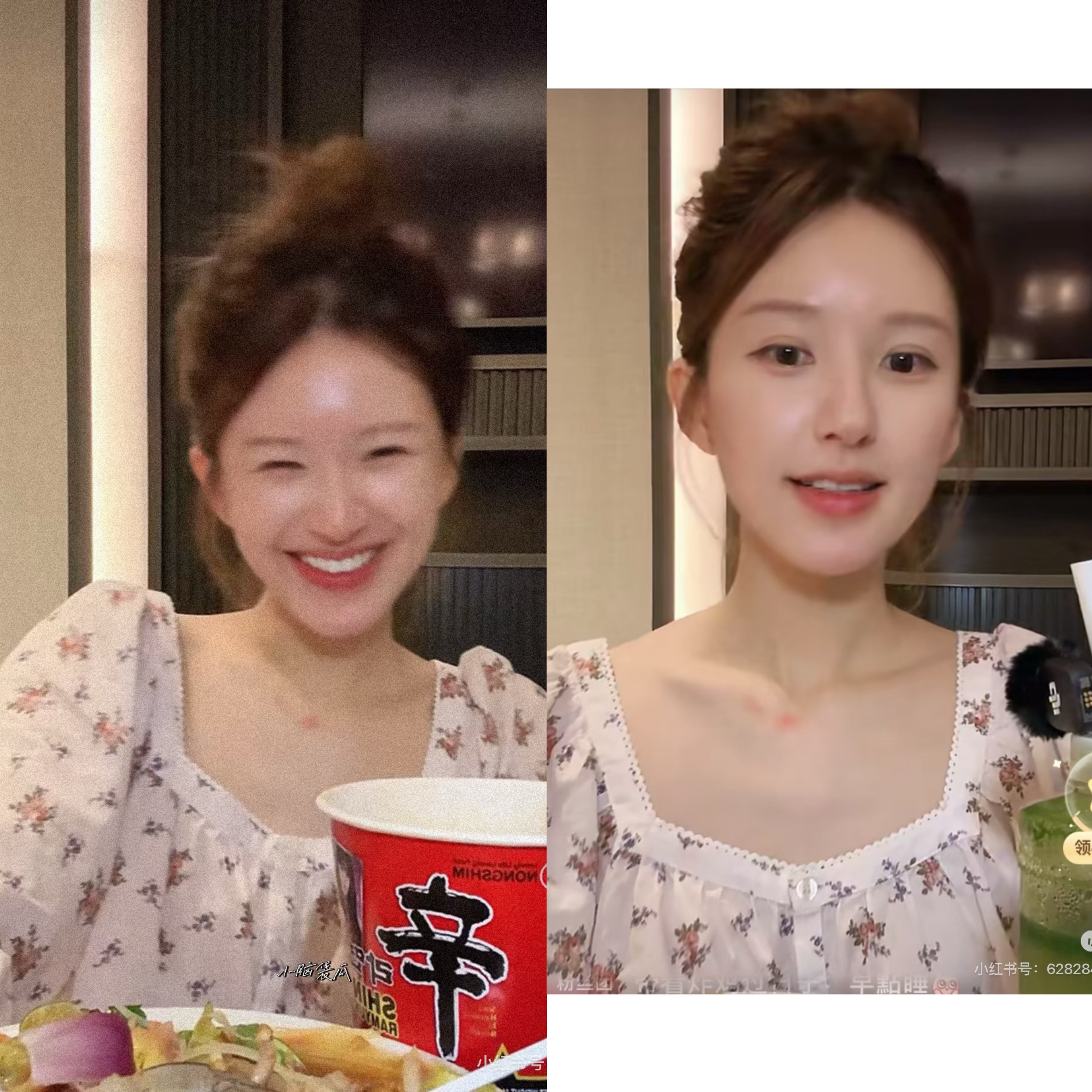 Taobao 폭발 2026 년 자오 이슬 생각하기 같은 단락 잠옷 여성 프랑스식 꽃무늬 광장 칼라 달콤함 편안함 가정 서비스