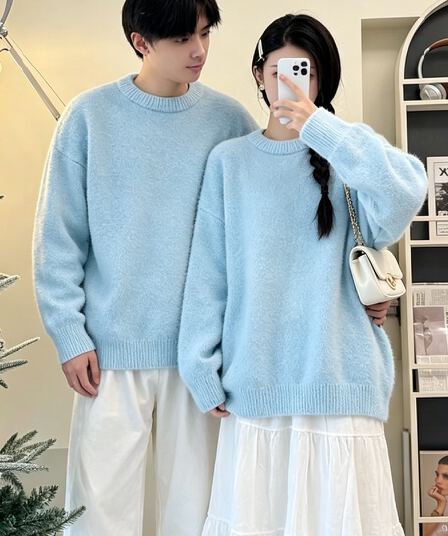 8 색상 s--xl 높은 품질 커플 남녀 웨어러블 루즈핏 니트 스웨터