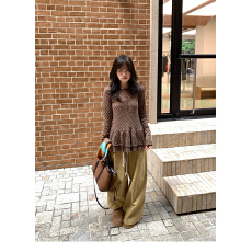 批发韩版新款人棉磨毛韩系小众亲肤显白叠穿花边卷边设计感打底内搭潮