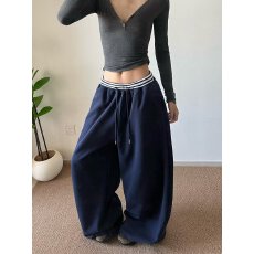 批发韩国chic美式复古新款高街简约休闲<b class='q'>长裤</b>百搭<b class='q'>运动</b>街舞<b class='q'>男</b>女弯刀卫裤