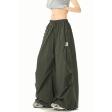 批发美式户外机能速干伞兵休闲裤夏季宽松阔腿潮牌工装徒步运动裤子<b class='q'>女</b>