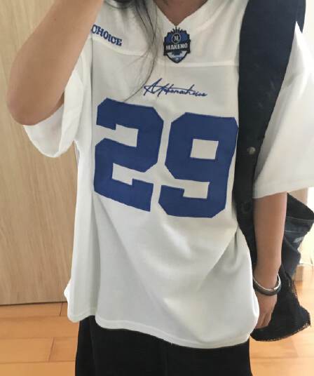 한국 스타일 아메리칸 캐주얼 반팔 티셔츠 여성 2026 여름 새로운 아메리칸 공 서비스 자수 운동 루즈핏 맨위 트렌디