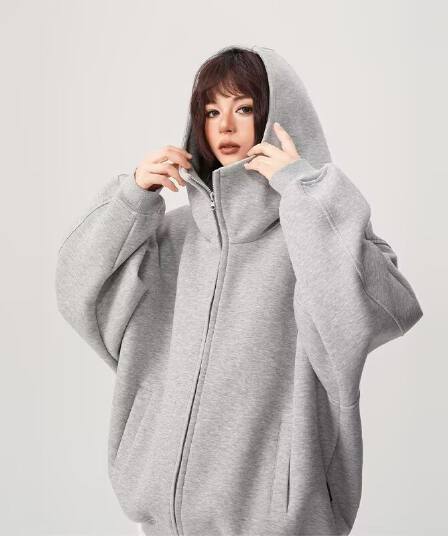 좋은 품질 아메리칸 오픈 가디건 후드티 남녀 가을 겨울 새로운 조수 브랜드 무거운 후드 캐주얼웨어 재킷 재킷 트렌디