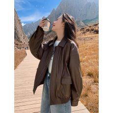 批发小香风皮衣短外套2025年女士新款<b class='q'>秋</b>冬季美式小个子皮夹克春<b class='q'>秋</b>上衣