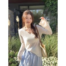 批发原版面料雪花，爆款1：1做法防晒罩衫女薄款木耳边长袖上衣