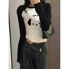 批发长袖<b class='q'>t</b><b class='q'>恤</b>早春秋冬设计感内搭修身打底衫辣妹<b class='q'>紧身</b>短款上衣