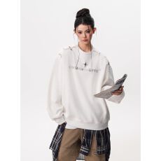 批发【官图 270G曼巴棉】解构金属飞机扣圆领<b class='q'>卫衣</b>女<b class='q'>男</b>潮牌长袖T恤