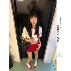 批发好质量+安全裤+拉链 制服红色短款包臀裙<b class='q'>半身裙</b>春夏秋冬辣妹裙裤