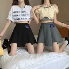 批发不规则+安全裤+拉链 百褶裙JK制服裙子百搭<b class='q'>半身裙</b>春夏季<b class='q'>短裙</b>秋冬