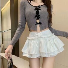 批发<b class='q'>百搭</b>包臀大码欲风辣妹半身裙女春夏新款高腰蛋糕防走光短裙