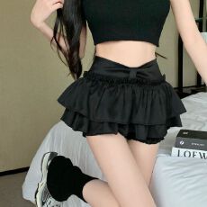 批发松紧腰 纯欲芭蕾风辣妹蓬蓬半身裙女高腰a字蛋糕裙超短裙裤<b class='q'>夏季</b>
