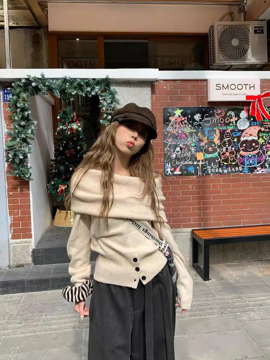프렌치 디자인 니트 상세 이미지 5