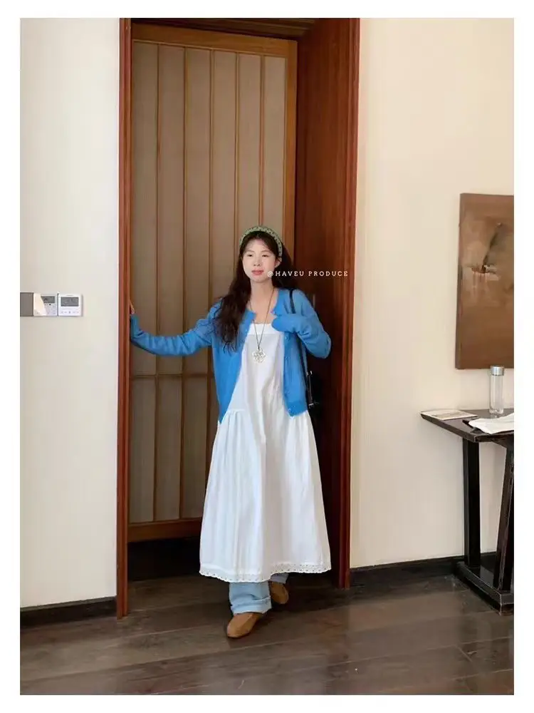 모헤어 라운드넥 크롭 가디건 상세 이미지 16