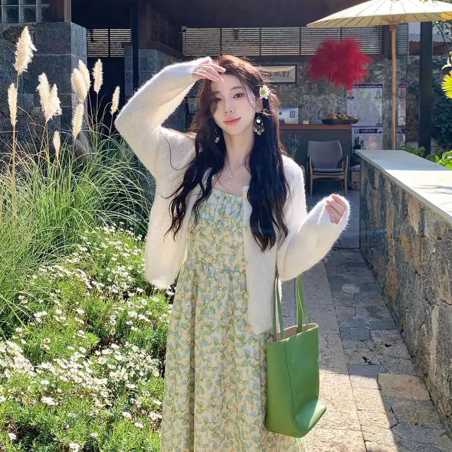 루즈핏 니트 가디건