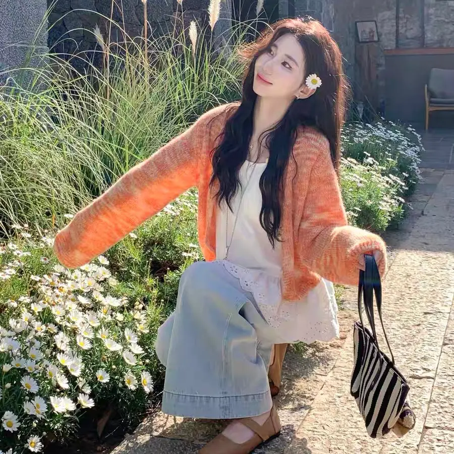 루즈핏 니트 가디건 상세 이미지 5