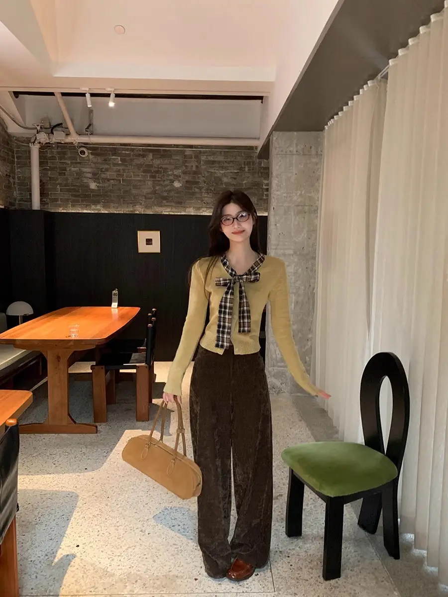 한국인기 레이어드 니트 가디건 상세 이미지 5