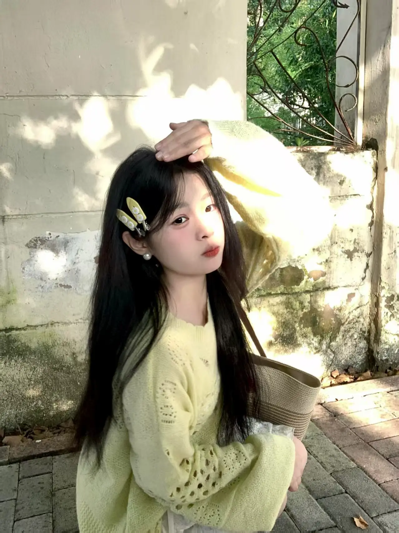 레이어드 니트 오프숄더 스웨터 상세 이미지 1