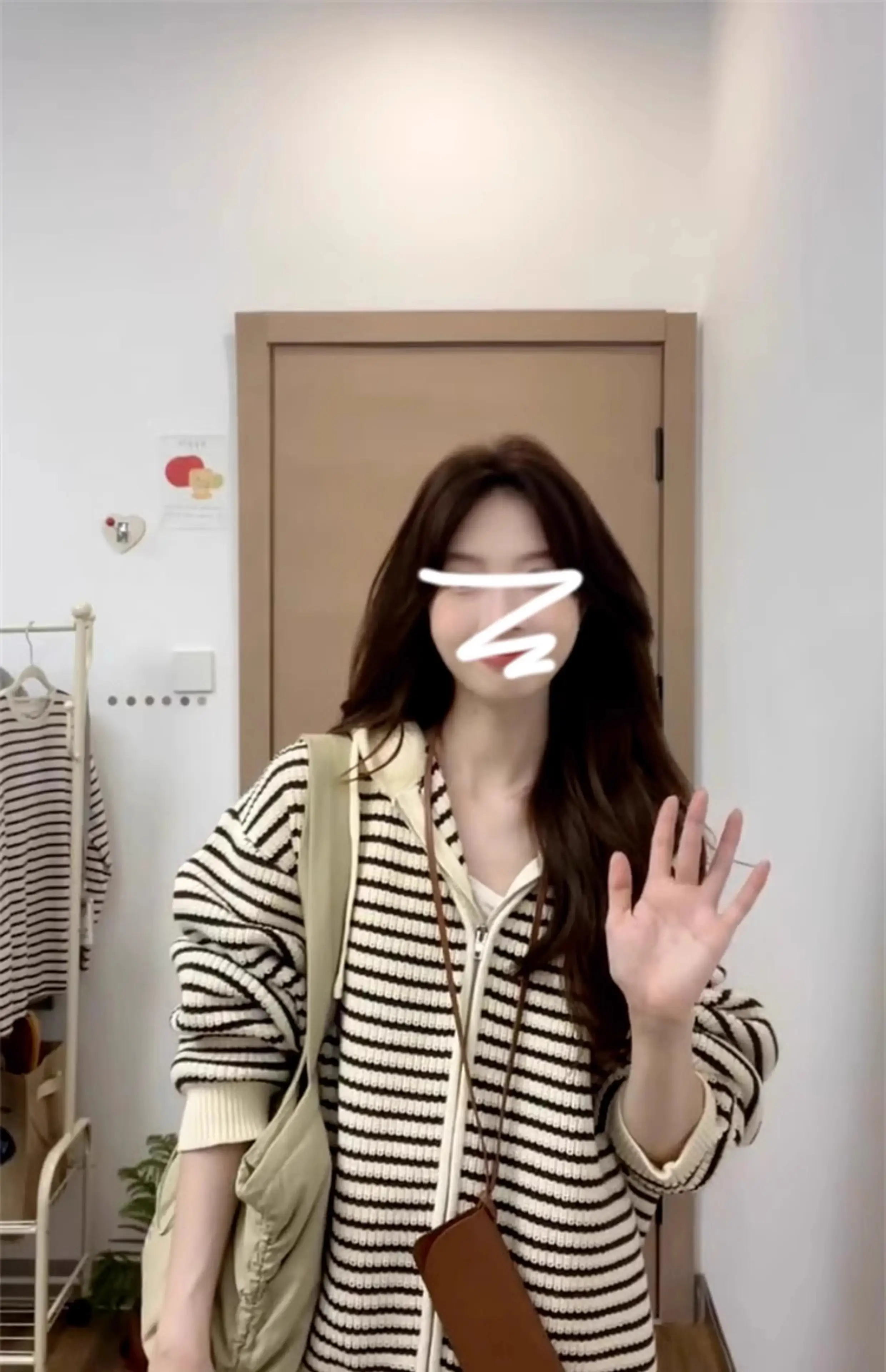 한국인기 후드 니트 가디건 상세 이미지 4