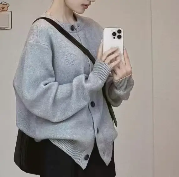 한국인기 루즈핏 긴소매 가디건 상세 이미지 2
