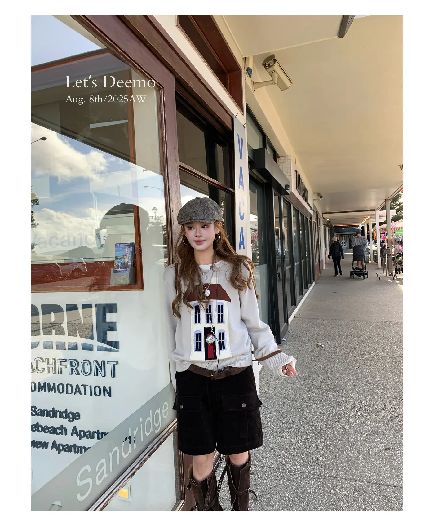 컬러 블록 하우스 니트 상세 이미지 3