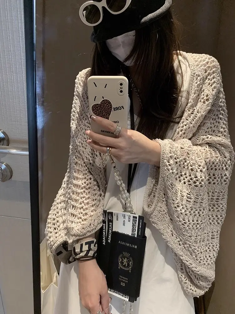 레이스 니트 가디건 상세 이미지 1