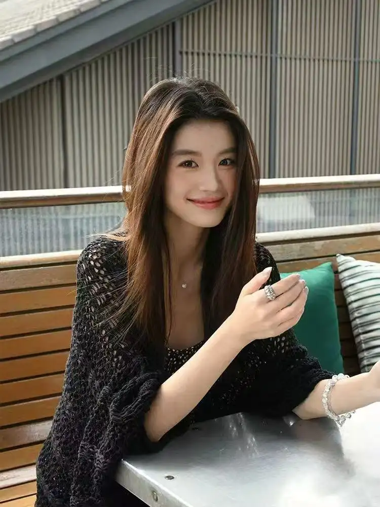레이스 니트 가디건 상세 이미지 3