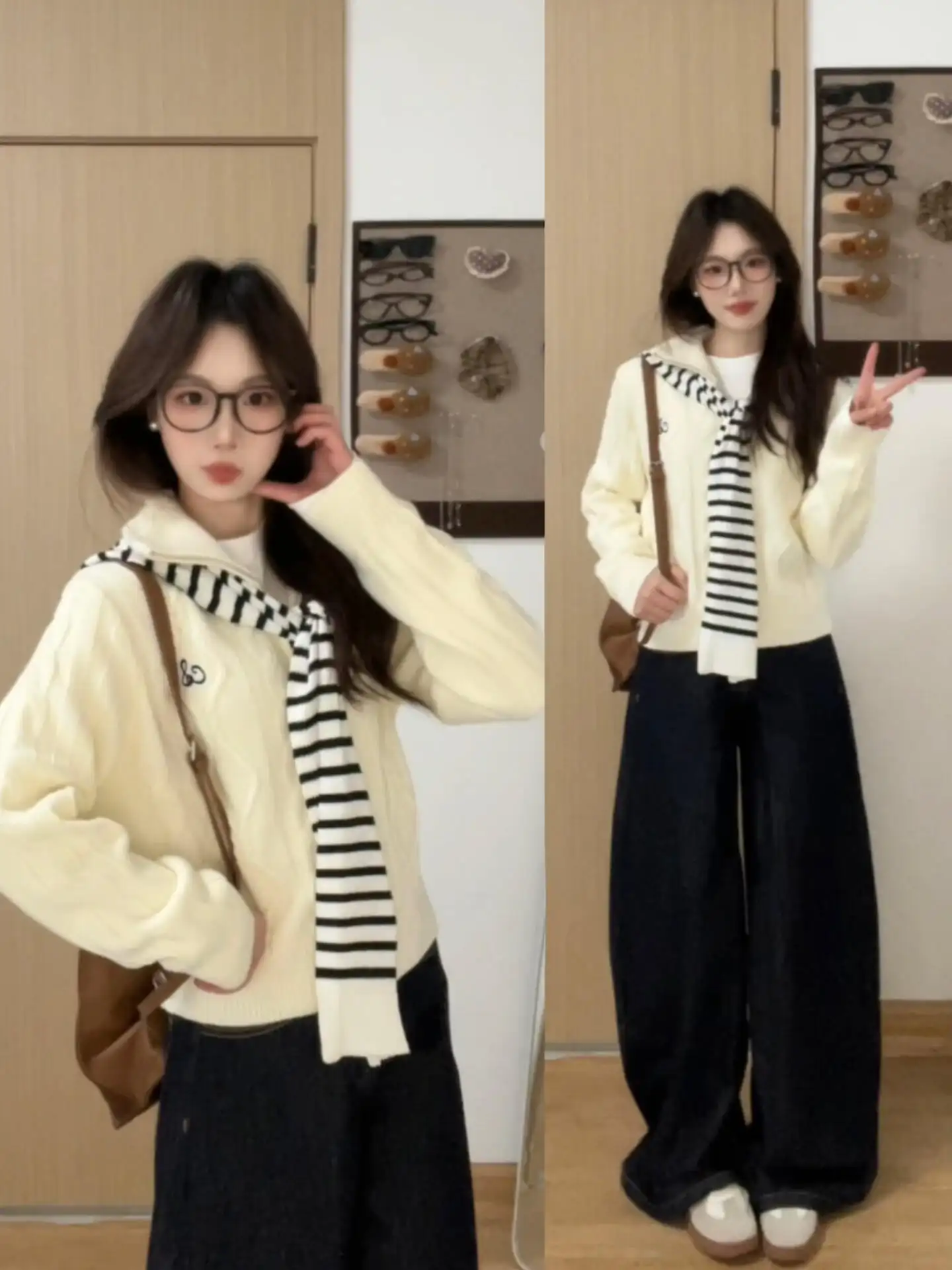 숄 니트 가디건 상세 이미지 2