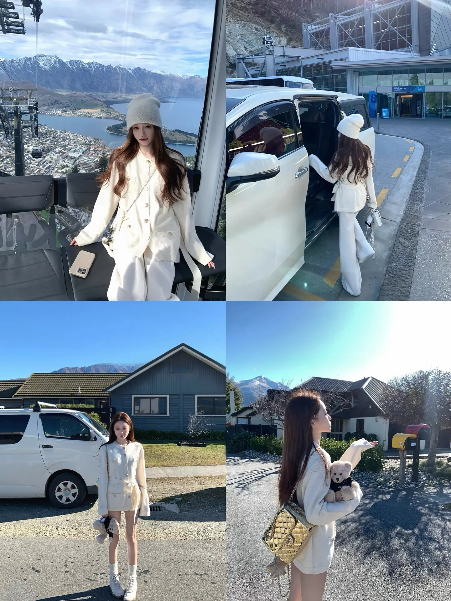 한국인기 라운드넥 정어깨 니트 가디건 상세 이미지 4