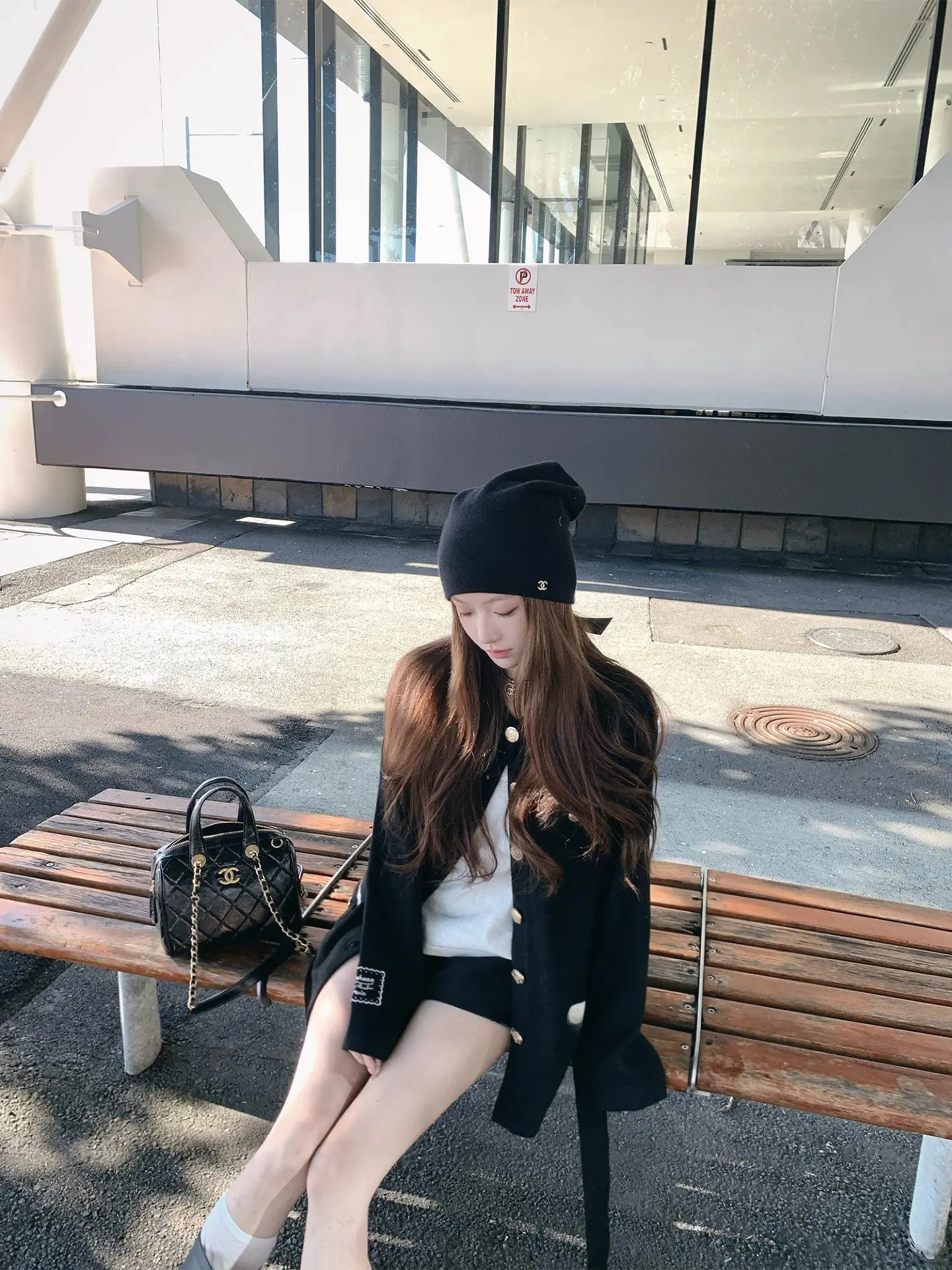 한국인기 라운드넥 정어깨 니트 가디건 상세 이미지 6