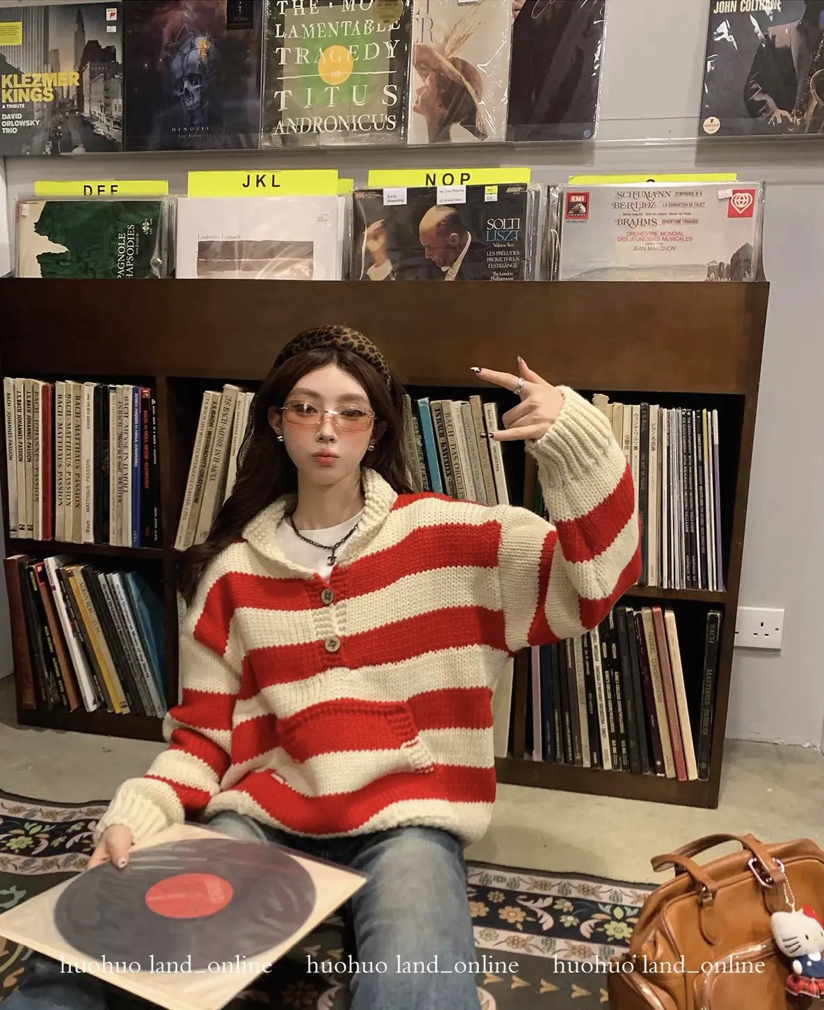 스트라이프 루즈 니트 상세 이미지 4