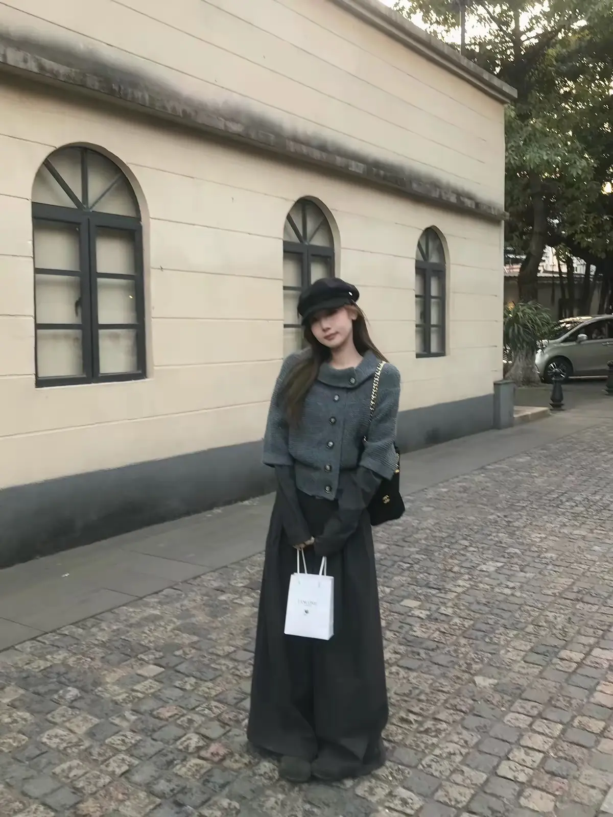 레트로 루즈핏 니트 가디건 상세 이미지 2