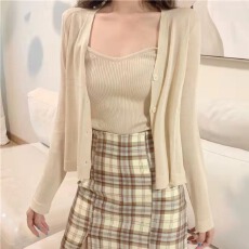 批发冰冰凉针织防<b class='q'>晒衣</b><b class='q'>空调</b><b class='q'>衫</b>女休闲开<b class='q'>衫</b>外套薄款气质上衣