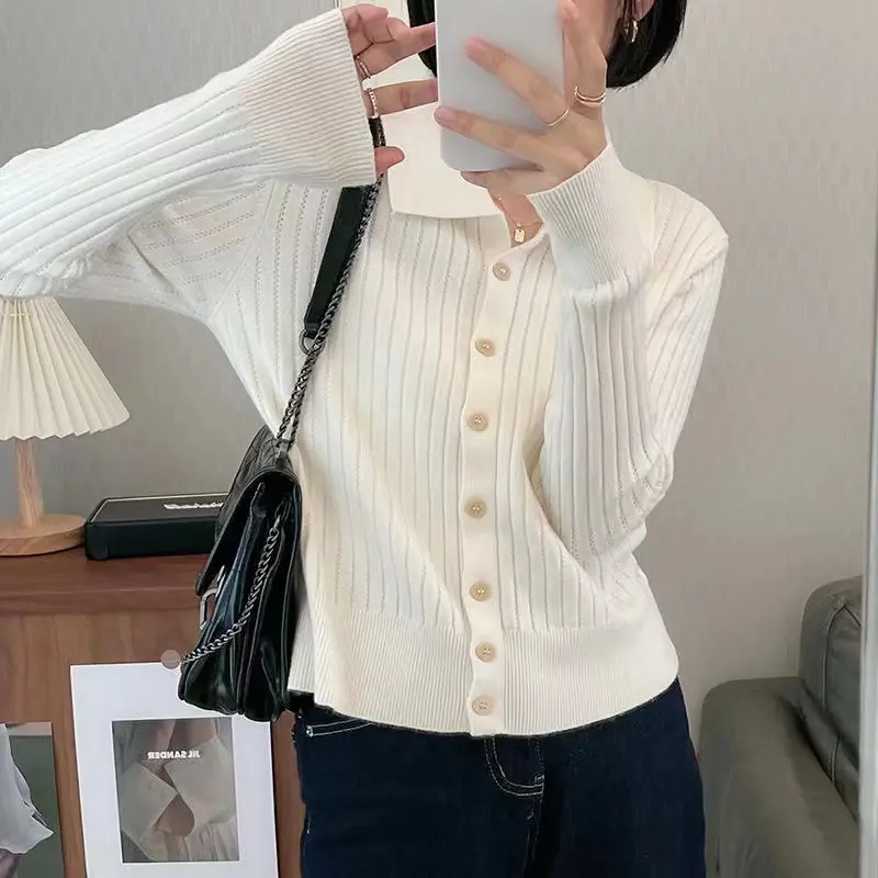 폴로 칼라 캐시미어 가디건 상세 이미지 6