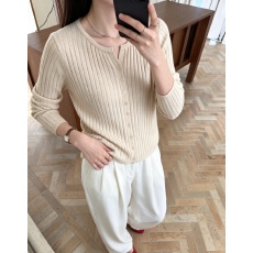 秋冬新款韩系简约气质显瘦百搭针织开衫小众设计感毛衣女