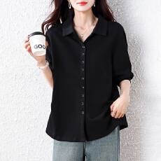 批发2025秋冬时尚休闲<b class='q'>衬衣</b>上衣显瘦百搭款气质洋气