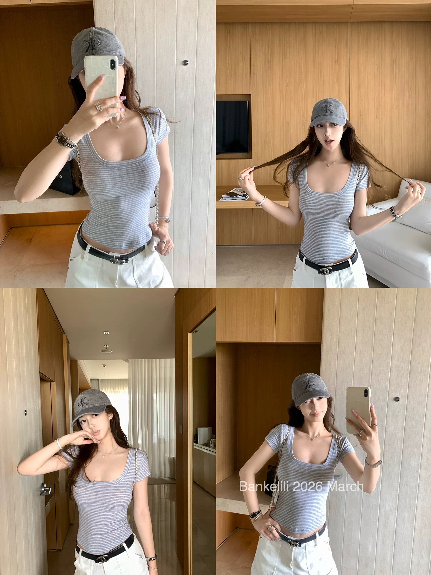 밤나무 코코아 bankelili chao 프로 피부 차가운 t 섹시함 순수한 작은 흰색 꽃 순수한 욕망 반팔 티셔츠