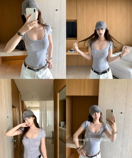 밤나무 코코아 bankelili chao 프로 피부 차가운 t 섹시함 순수한 작은 흰색 꽃 순수한 욕망 반팔 티셔츠