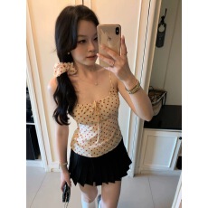 popchee｜树莓小吊带｜100%桑蚕丝！轻盈少女感吊带 春夏的味道