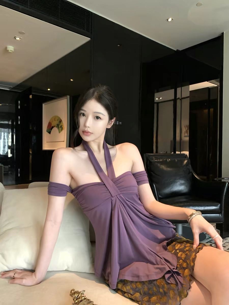 우 너무 달콤한 06 15 20 점 신제품 제한된 시간 9 접기 모달 불규칙 행침 목 리본 민소매 맨위