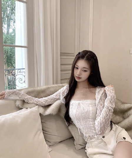 tailormom 흑인과 백인 천사 2.0 한 부서 순수한 욕망 레이스 슬립 어깨 숄 재킷 투피스 세트