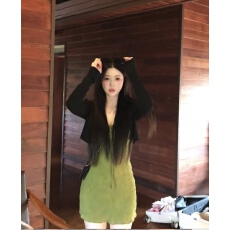 批发2026春夏季辣妹吊带连衣裙复古收腰短裙百搭开衫