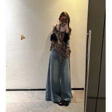 批发性感辣妹风飘带豹纹<b class='q'>吊带</b><b class='q'>背心</b>女2026春季爆款韩版宽松显瘦无袖上衣