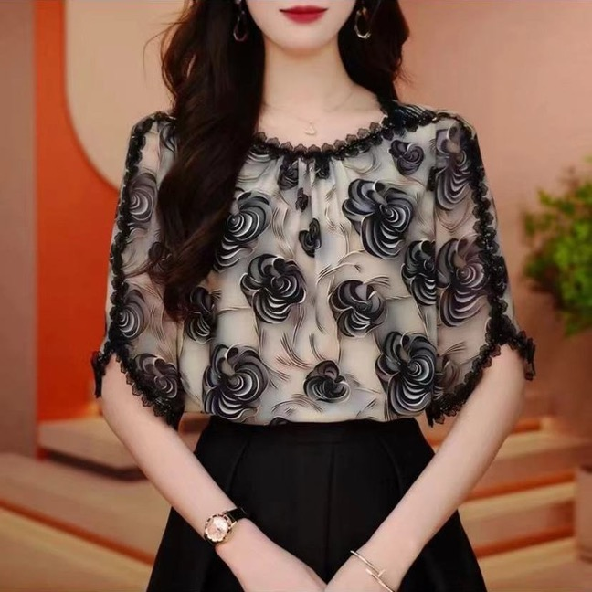 2026 봄 새로운 뽕나무 누에 실크 자수 칼라 맨위