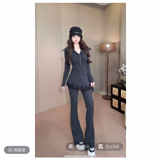 批发DACPAN-“<b class='q'>大</b>长腿比例”休闲加绒套装  上衣+长<b class='q'>裤</b> 2025/盼·<b class='q'>PP</b>