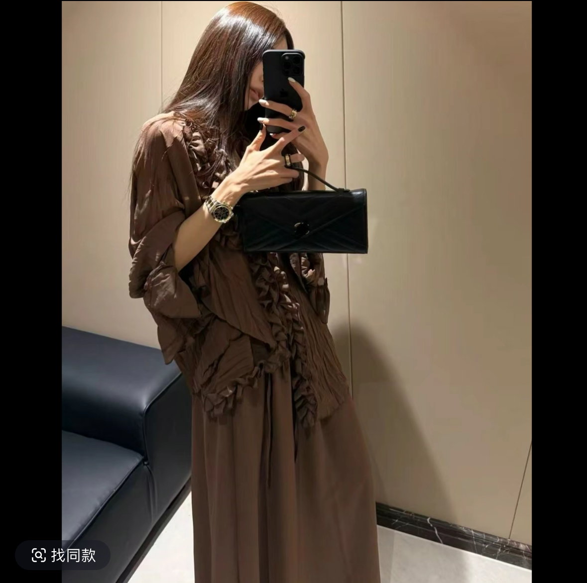 작은 레이스 낭만주의 프랑스식 세트 자이언트 슬림해 보이는 느긋한 여름 차가운 롱 스커트 루즈핏 다용도 투피스 세트
